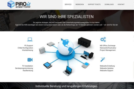 New Website for IT Business New Website for IT Business - Webdesign Portfolio