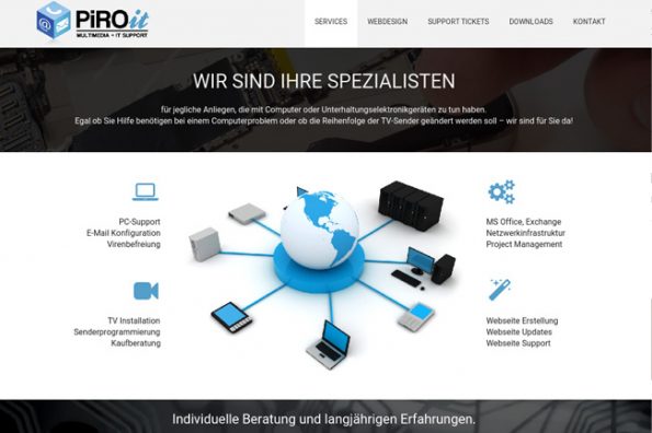 New Website for IT Business - Webdesign Portfolio