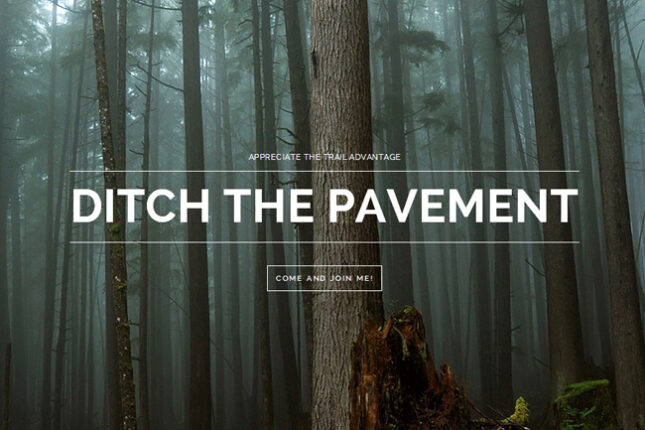 New Website for Running - Webdesign Portfolio