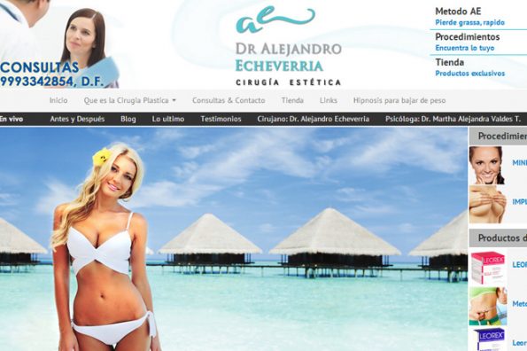 New Website for Plastic Surgery - Webdesign Portfolio