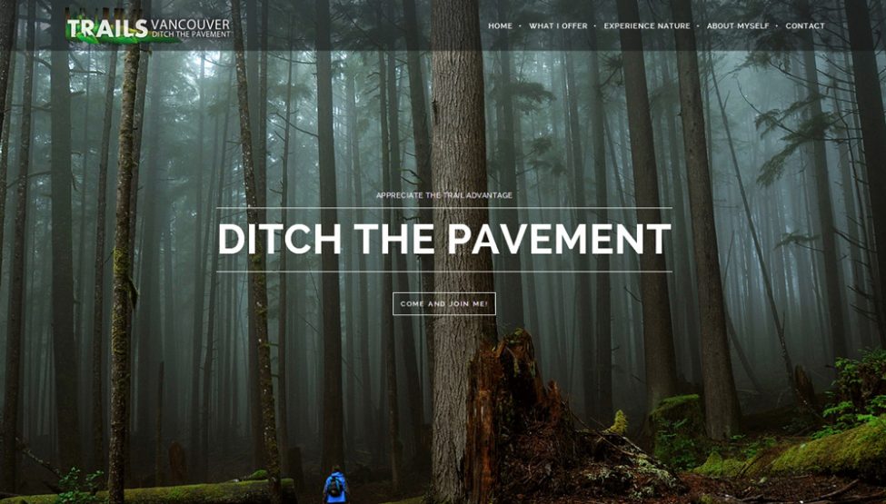 New Website for Running - Webdesign Portfolio