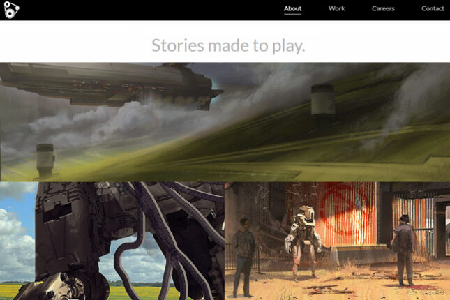 petrarichli – game developer website screenshot – portfolio Game Developer Website