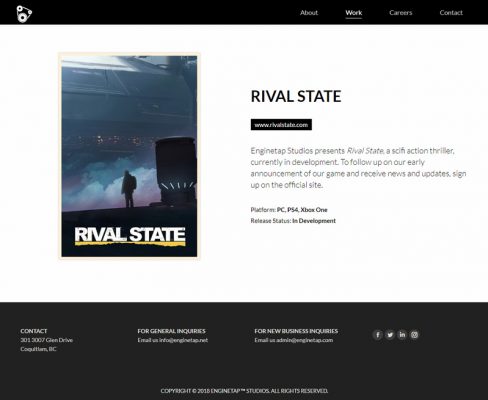 Game Developer Website