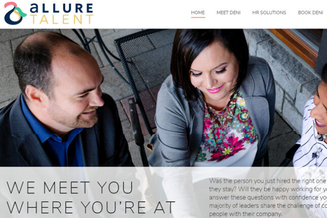 job agency website design