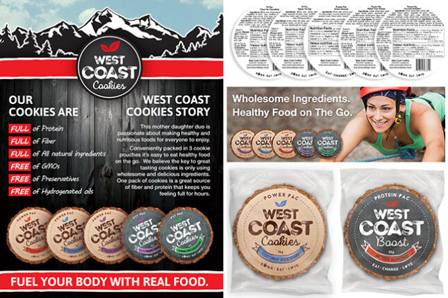 marketing material for nutritional cookie