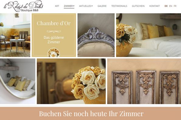 Boutique B&B Webdesign Portfolio