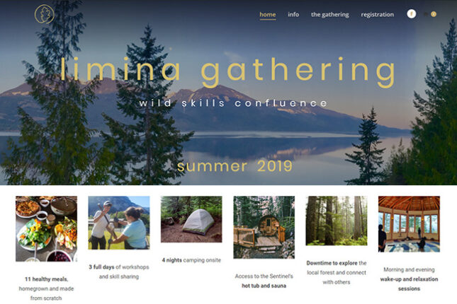 Wild Skills Event Website Portfolio