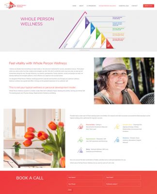 Life Coach Website Design Whole Person for Desktop