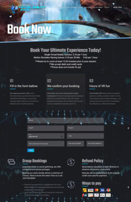 Book Now Virtual Reality Room