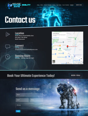 Contact Virtual Reality Room