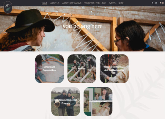 Lernportal für Textil- und Wildnis Fähigkeiten