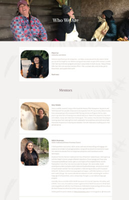 Team von dem Lernportal für Textil- und Wildnis Fähigkeiten