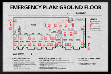 Egress and Emergency Plan for Building Portfolio