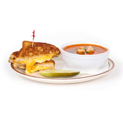 Grilled cheese and tomato soup